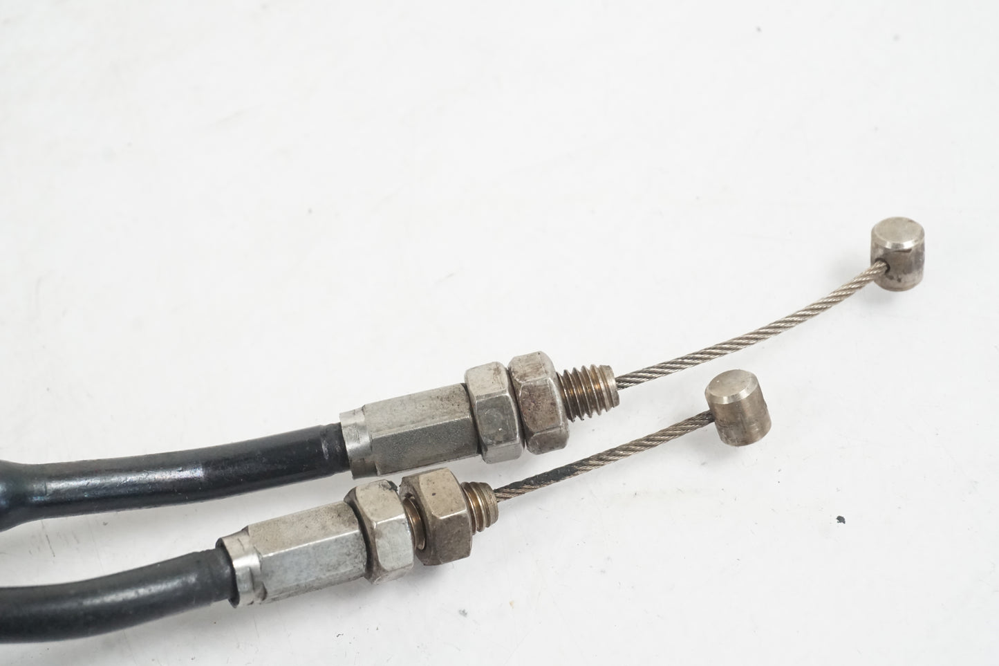 Snett uppifrån på Avgasspjällmotor från en Triumph Daytona 675 -2010 motorcykel.