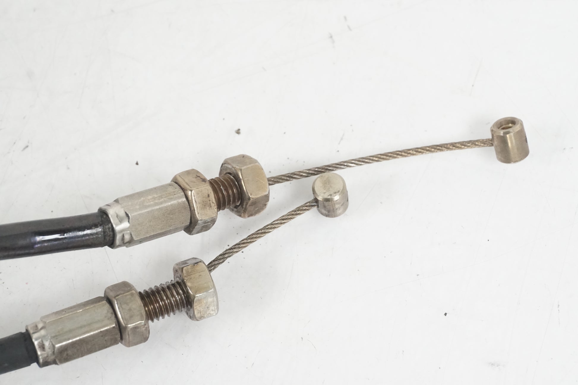 Höger sida på Avgasspjällmotor från en Triumph Daytona 675 -2012 motorcykel.