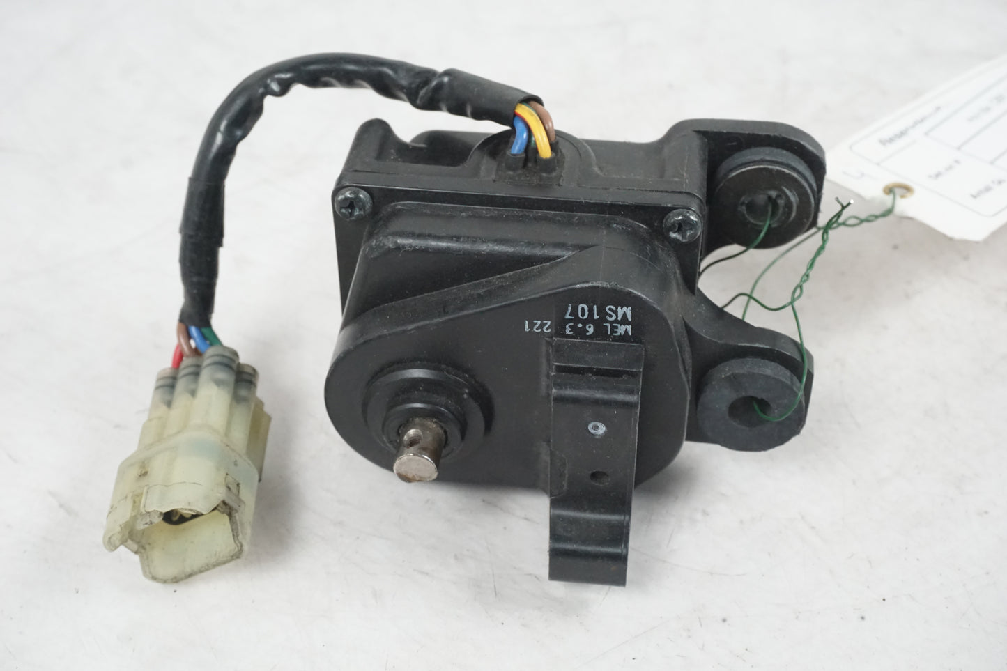 Framsidan på Avgasspjällmotor från en Honda CBR 1000 RR -2006 motorcykel.