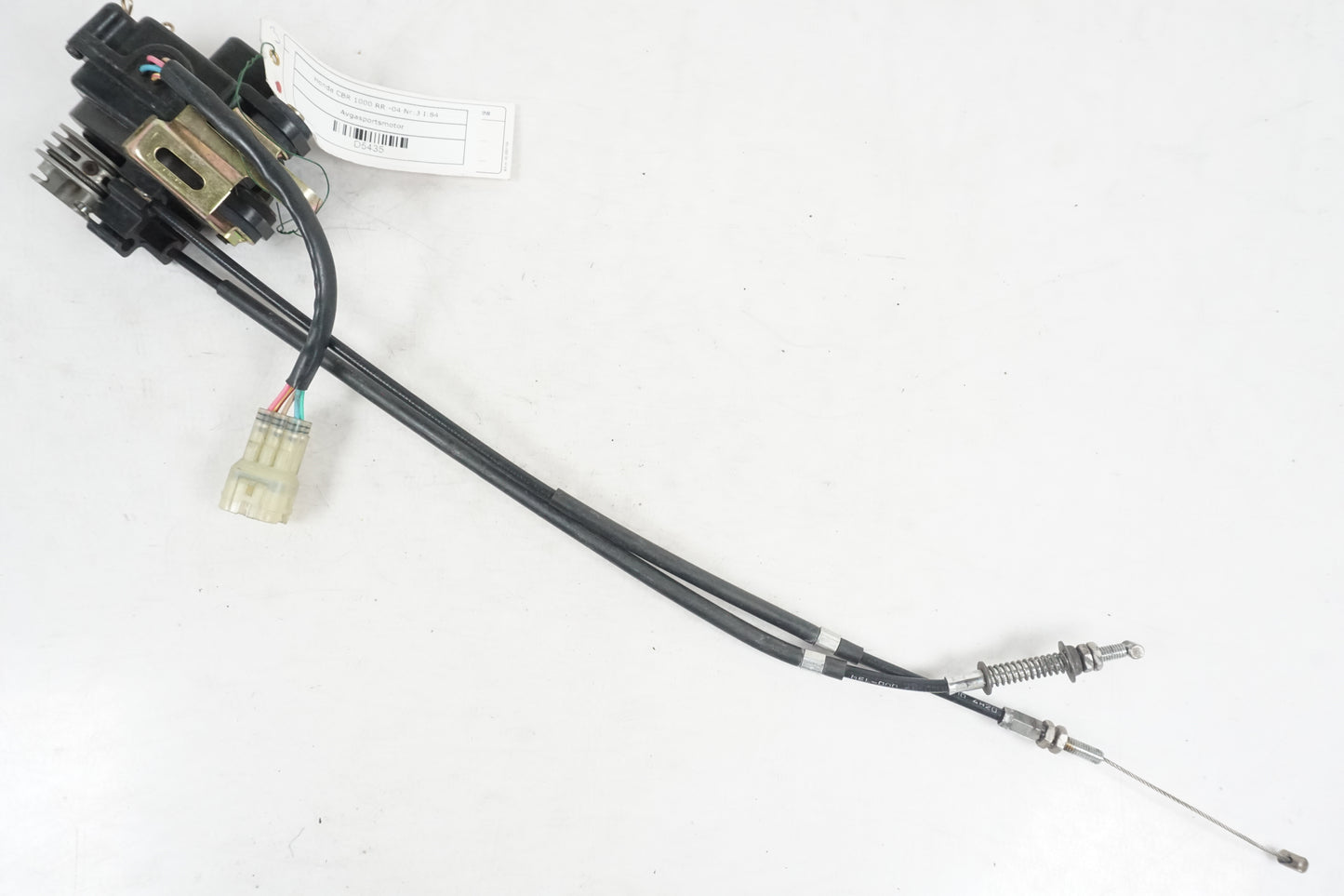 Framsidan på Avgasspjällmotor från en Honda CBR 1000 RR -2004 motorcykel.