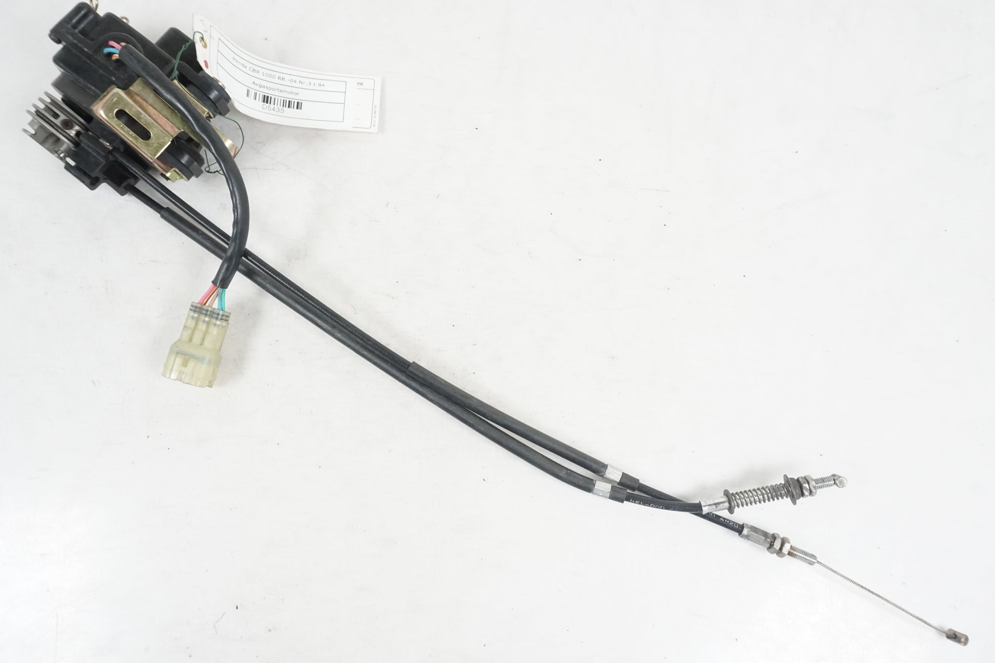 Framsidan på Avgasspjällmotor från en Honda CBR 1000 RR -2004 motorcykel.