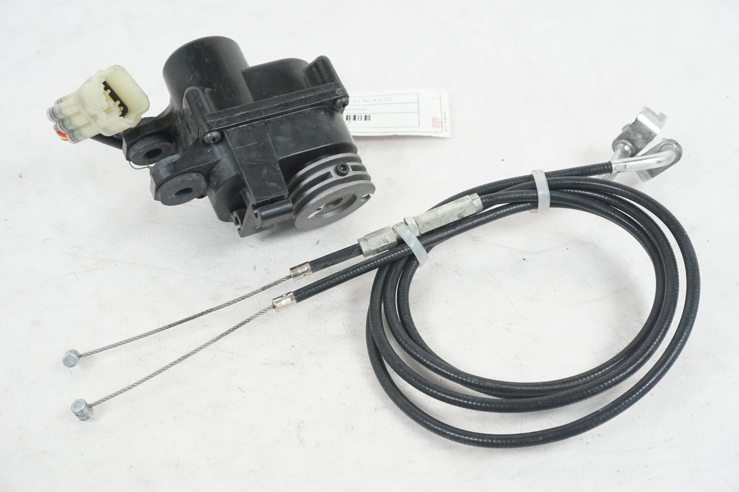 Framsidan på Avgasspjällmotor från en Honda CBR 600 RR -2007 motorcykel.