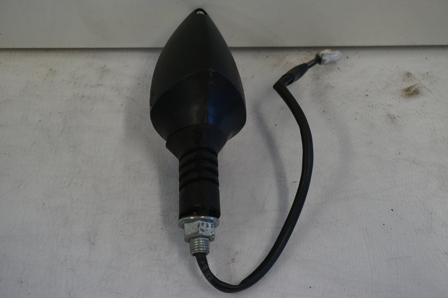 Snett nerifrån på Blinkers från en KTM 690 SMC -2008 motorcykel.