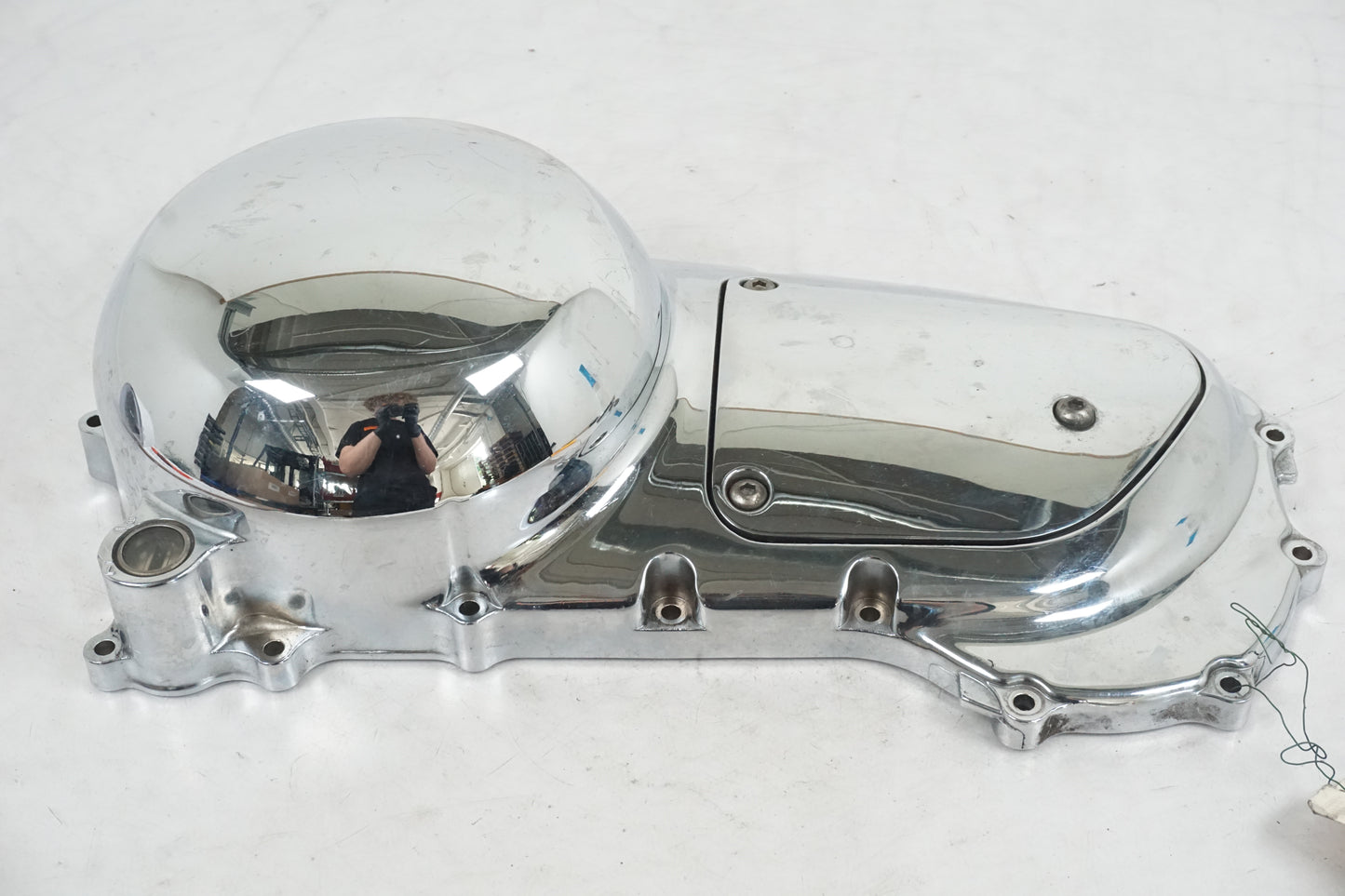 Höger sida på Transmissionskåpa från en Kawasaki VN 1600 Mean Streak -2004 motorcykel.