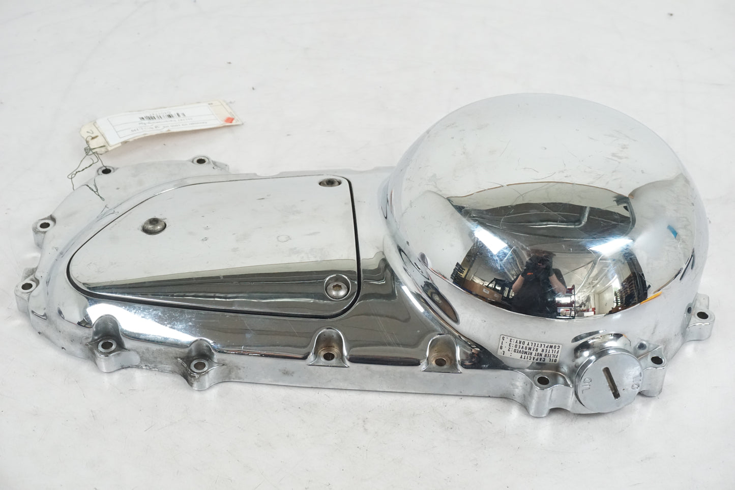 Extrabild2 på Transmissionskåpa från en Kawasaki VN 1600 Mean Streak -2004 motorcykel.