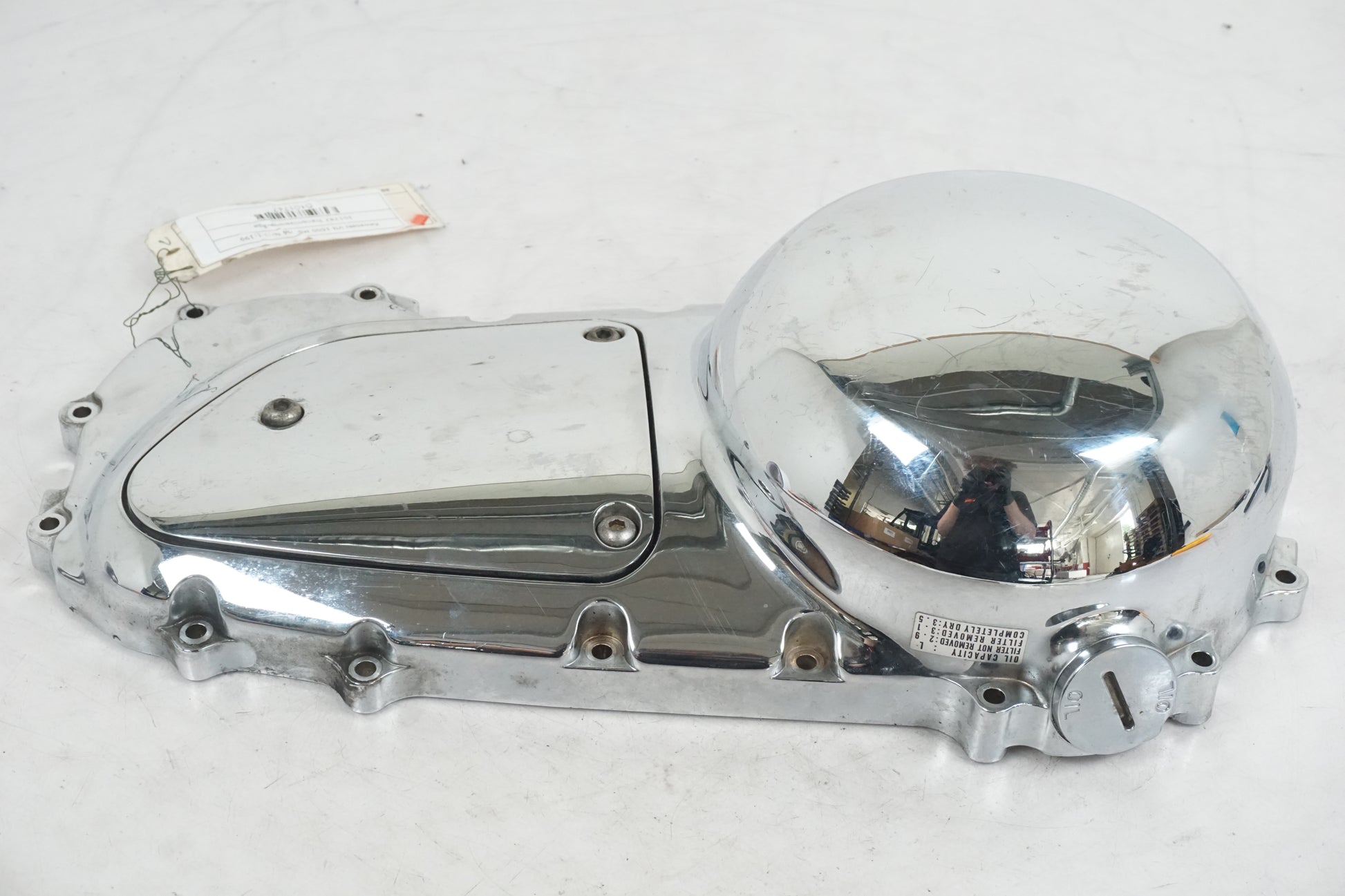 Extrabild2 på Transmissionskåpa från en Kawasaki VN 1600 Mean Streak -2004 motorcykel.