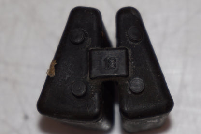 Baksidan på Ryckutjämnare från en Hyosung GT 650 -2006 motorcykel.