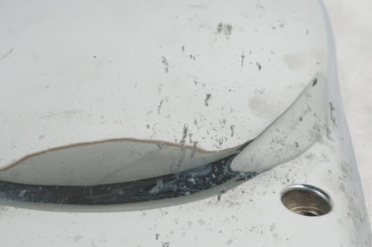 Snett uppifrån på Motorkåpa från en Kawasaki VN 1600 -2006 motorcykel.