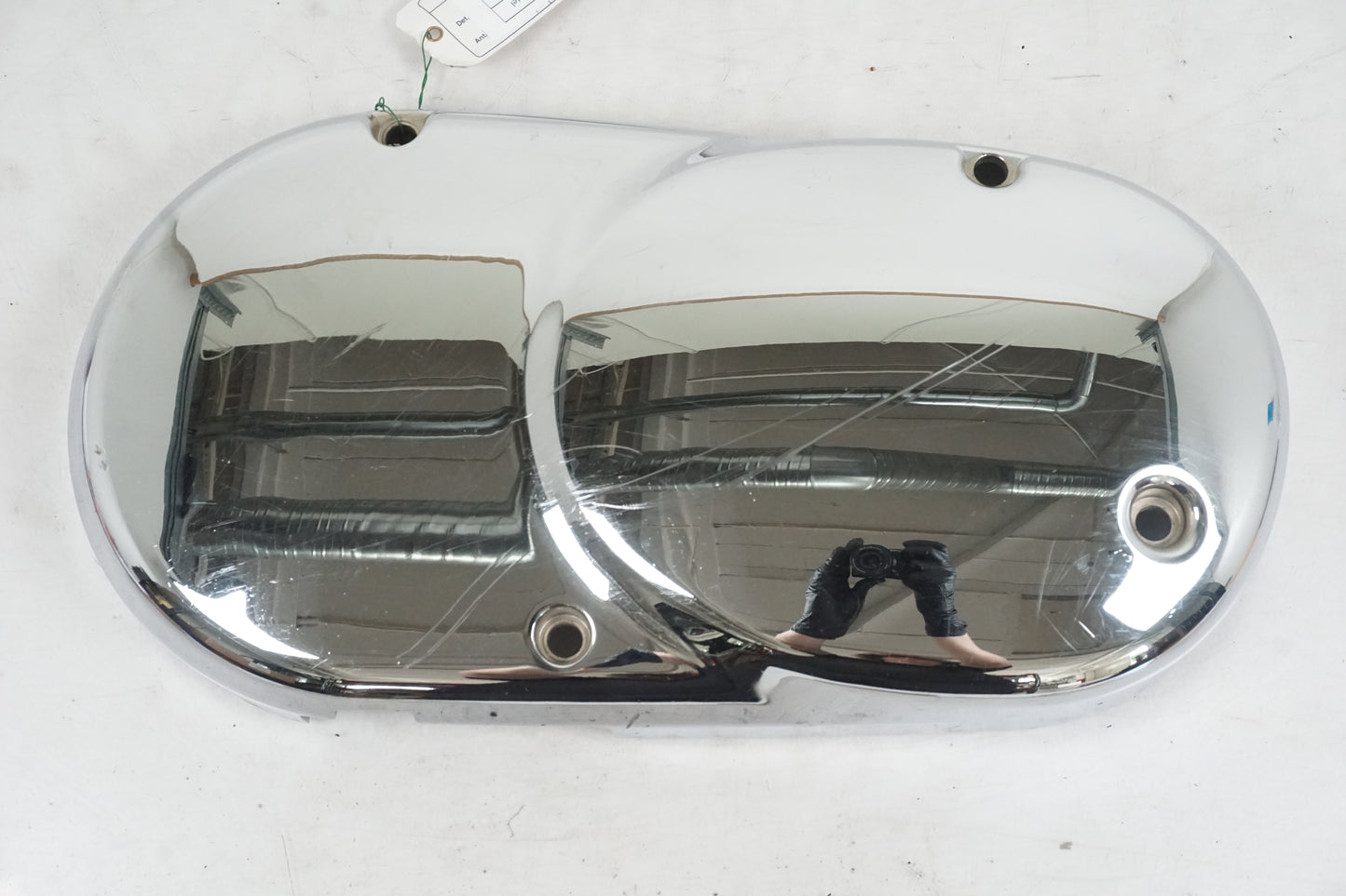 Framsidan på Transmissionskåpa från en Kawasaki VN 1500 Mean Streak -2004 motorcykel.