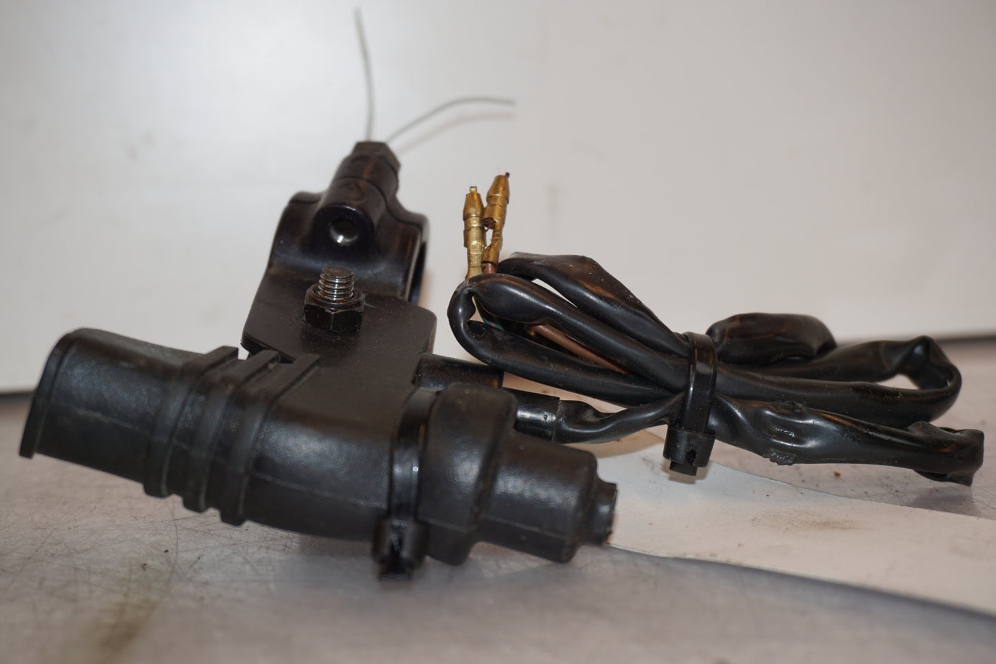 Snett uppifrån på Kopplingsklo från en Hyosung GT 650 -2006 motorcykel.