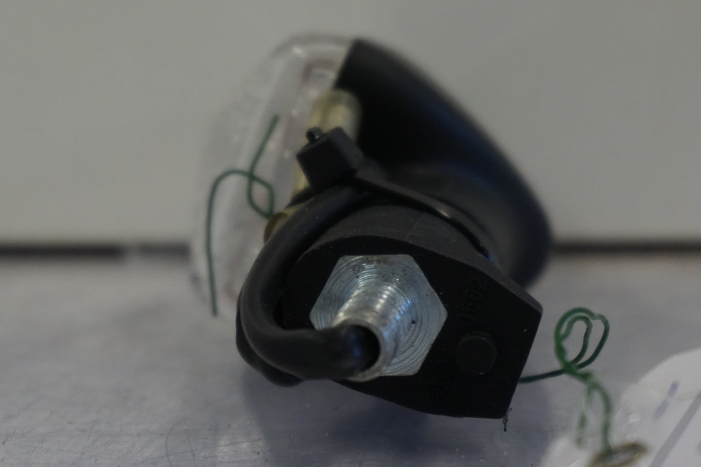 Baksidan på Blinkers från en Buell 1125 CR -2009 motorcykel.