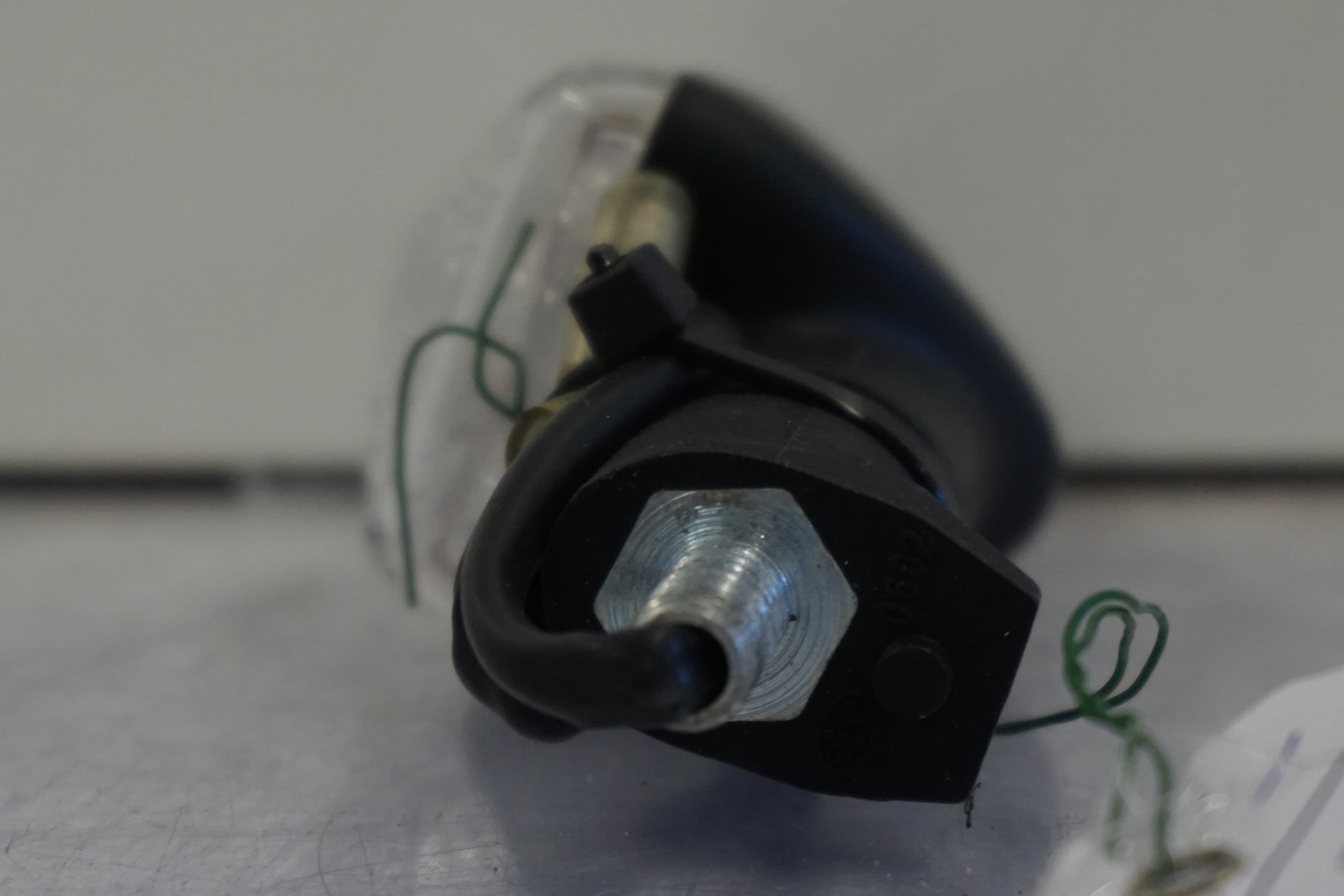 Baksidan på Blinkers från en Buell 1125 CR -2009 motorcykel.