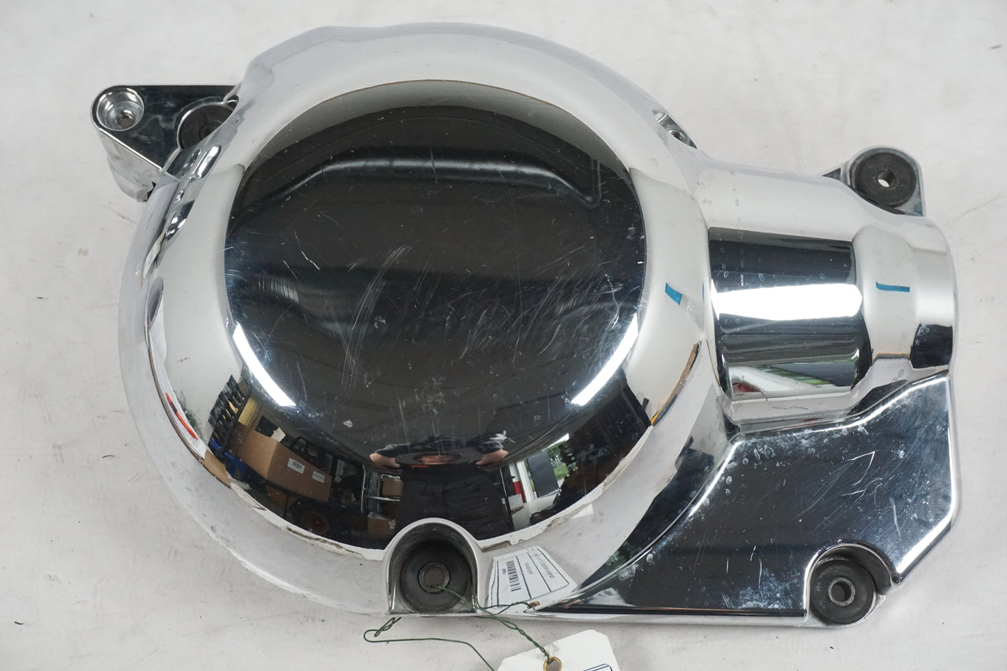 Framsidan på Motorkåpa från en Yamaha XVS 650 -1997 motorcykel.