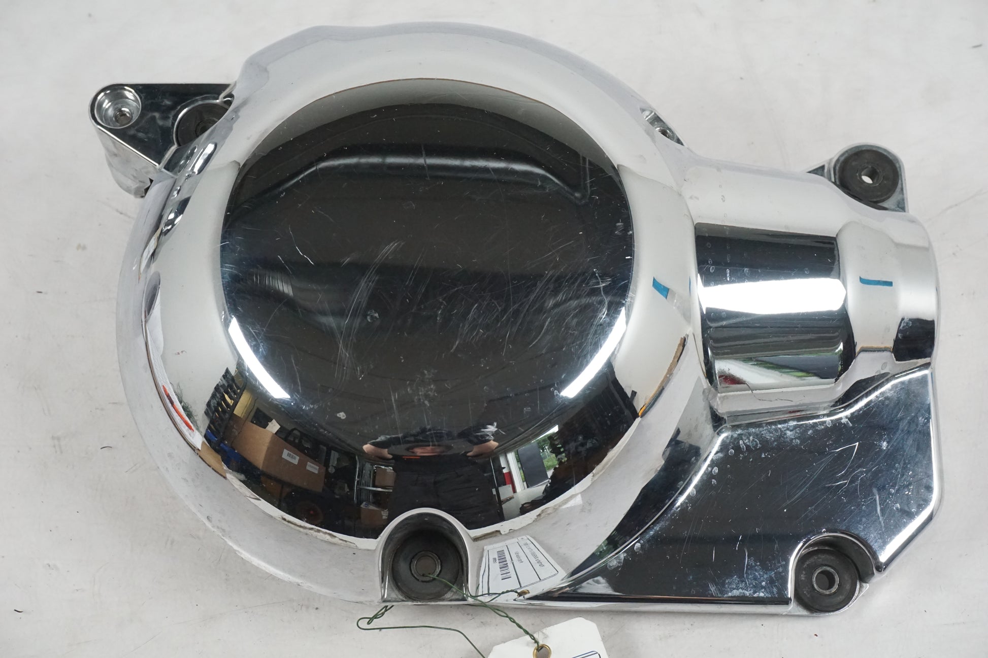 Framsidan på Motorkåpa från en Yamaha XVS 650 -1997 motorcykel.