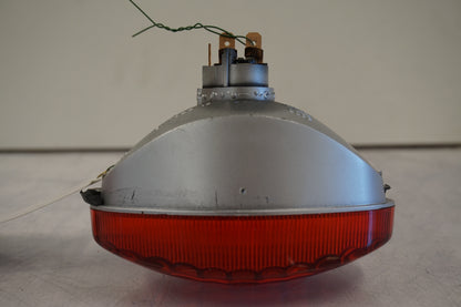 Snett uppifrån på Baklampa från en Buell 1125 CR -2009 motorcykel.