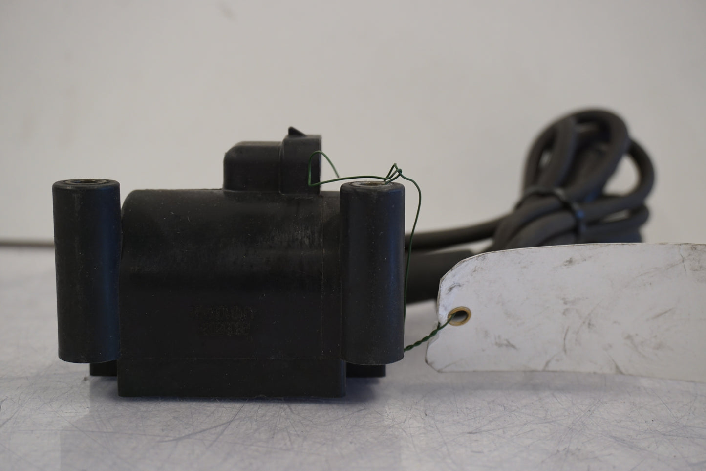 Framsidan på Tändspole från en H-D Street Glide FLHX -2015 motorcykel.