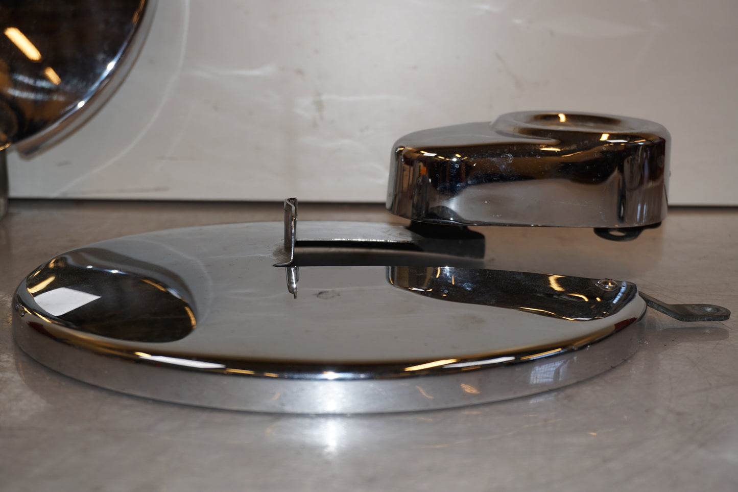 Höger sida på Bromsskivedekor från en H-D Touring Road King FLHR/I -1997 motorcykel.