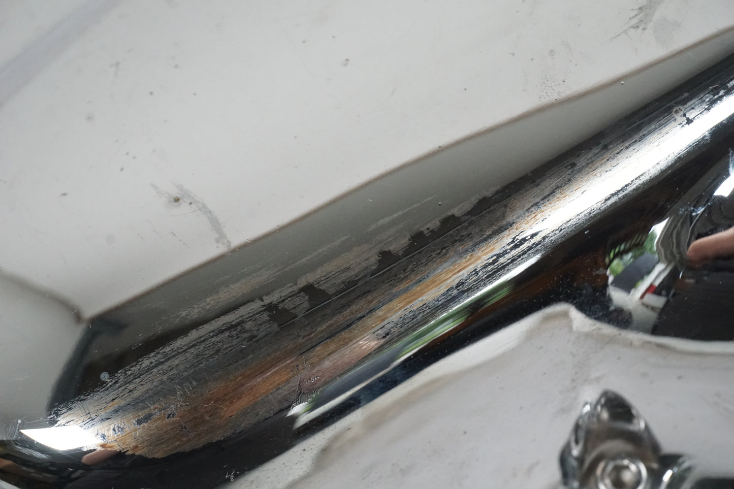 Extrabild1 på Motorkåpa från en Yamaha XVS 650 -2002 motorcykel.