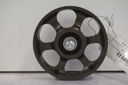 Framsidan på Remsspännhjul från en Buell 1125 CR -2009 motorcykel.