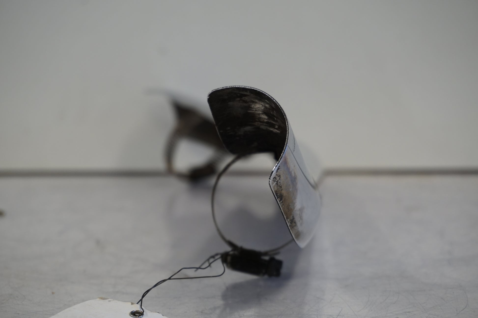 Höger sida på Värmeskydd från en H-D Sportster 1200 XL1200C -1999 motorcykel.