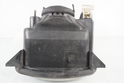 Snett nerifrån på Strålkastare från en BMW R 1100 RT -1999 motorcykel.