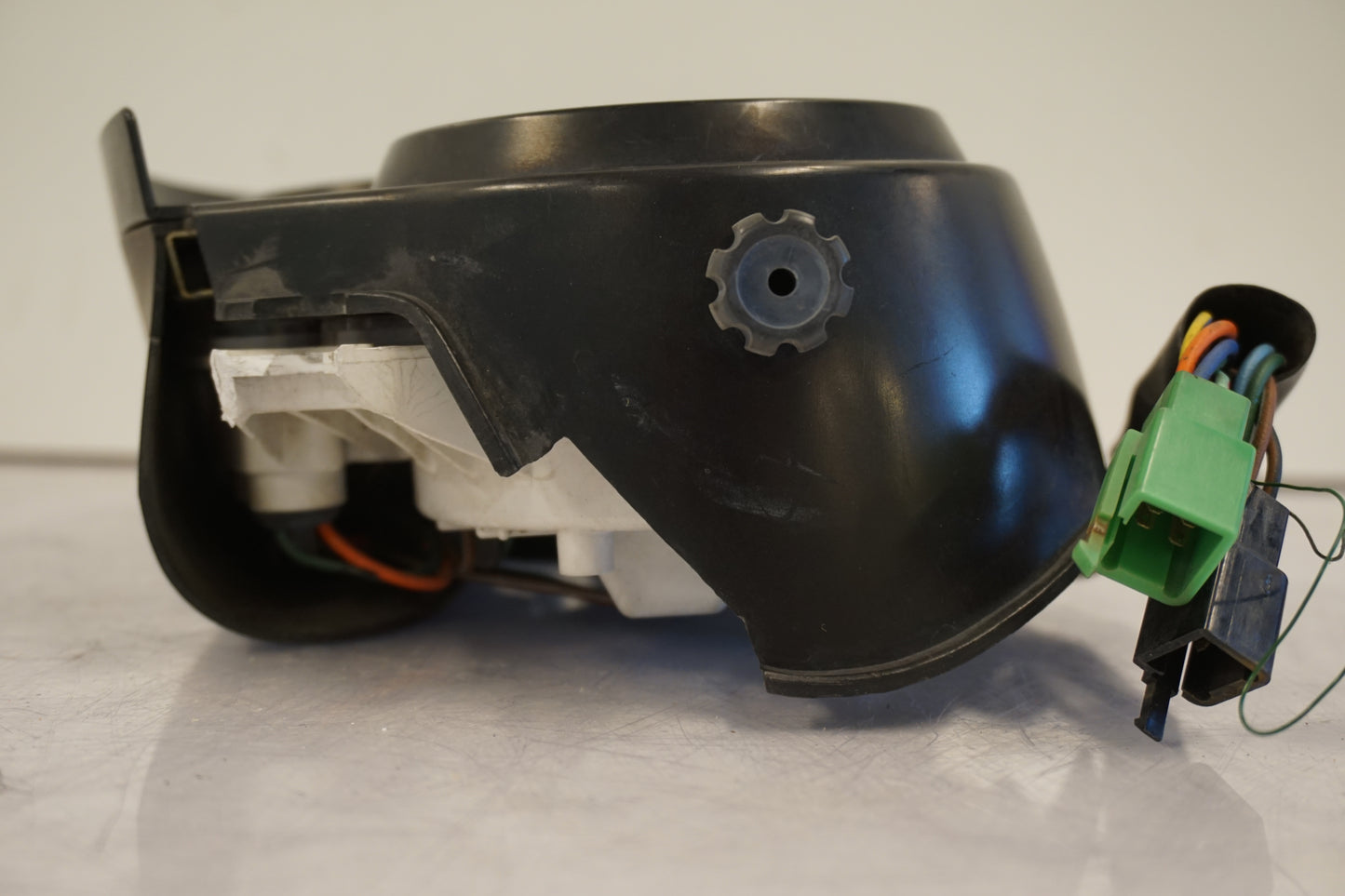 Snett uppifrån på Instrumentpanel från en Honda CBR 600 -1987 motorcykel.