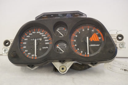 Framsidan på Instrumentpanel från en Honda CBR 1000 F -1987 motorcykel.