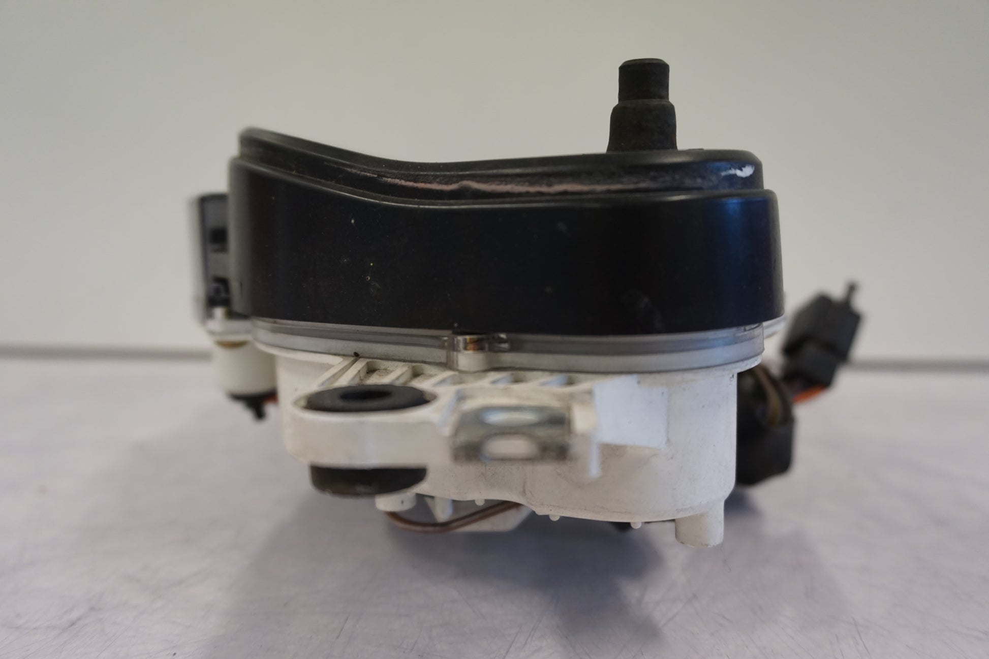 Snett uppifrån på Instrumentpanel från en Honda CBR 1000 F -1987 motorcykel.