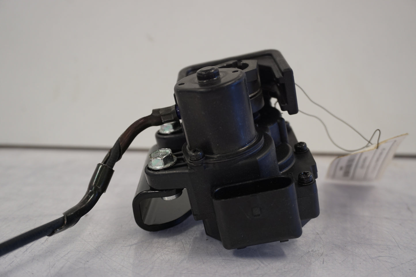 Snett uppifrån på Avgasspjällmotor från en H-D Harley diverse -2007 motorcykel.