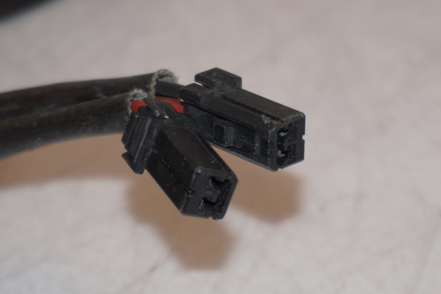 Snett nerifrån på Vattenkylfläkt från en H-D V-Rod 1130 -2006 motorcykel.