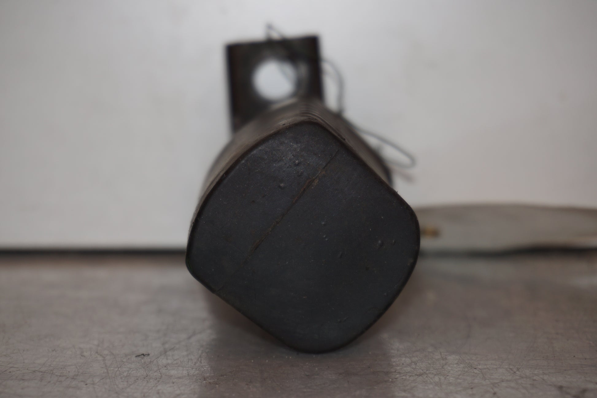 Snett uppifrån på Fotpinne från en Kawasaki Z 750 80-tal -1982 motorcykel.