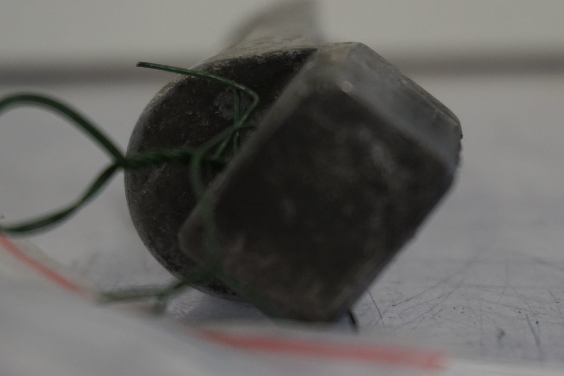 Snett uppifrån på Fotpinne från en Kawasaki GPX 600 -1993 motorcykel.