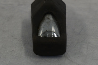 Snett uppifrån på Fotpinne från en Kawasaki KLE 500 -1991 motorcykel.