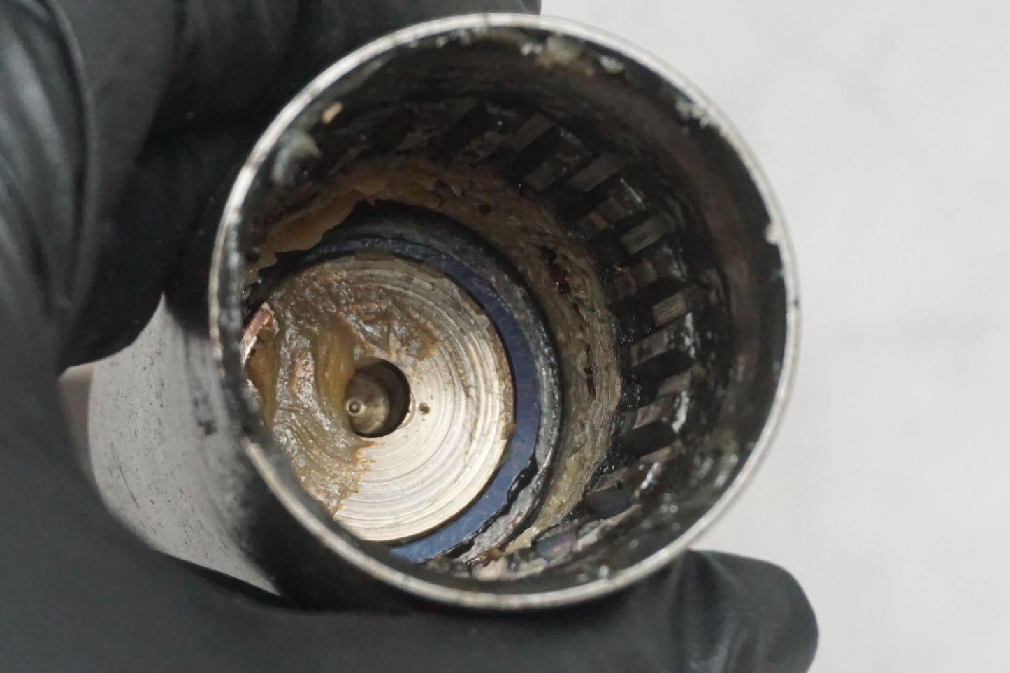 Baksidan på Kardanaxel från en Kawasaki VN 1500 -1999 motorcykel.