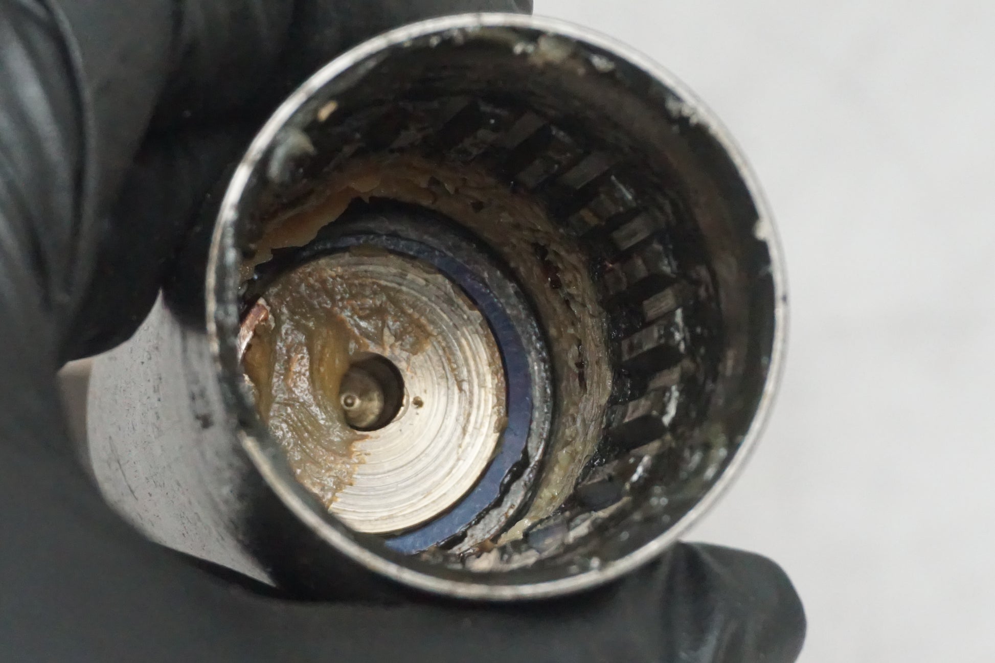 Baksidan på Kardanaxel från en Kawasaki VN 1500 -1999 motorcykel.