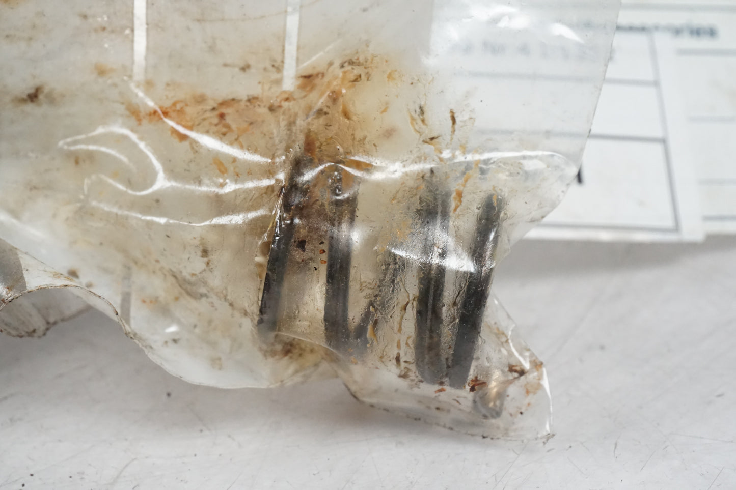 Snett uppifrån på Kardanaxel från en Kawasaki VN 1500 -1999 motorcykel.