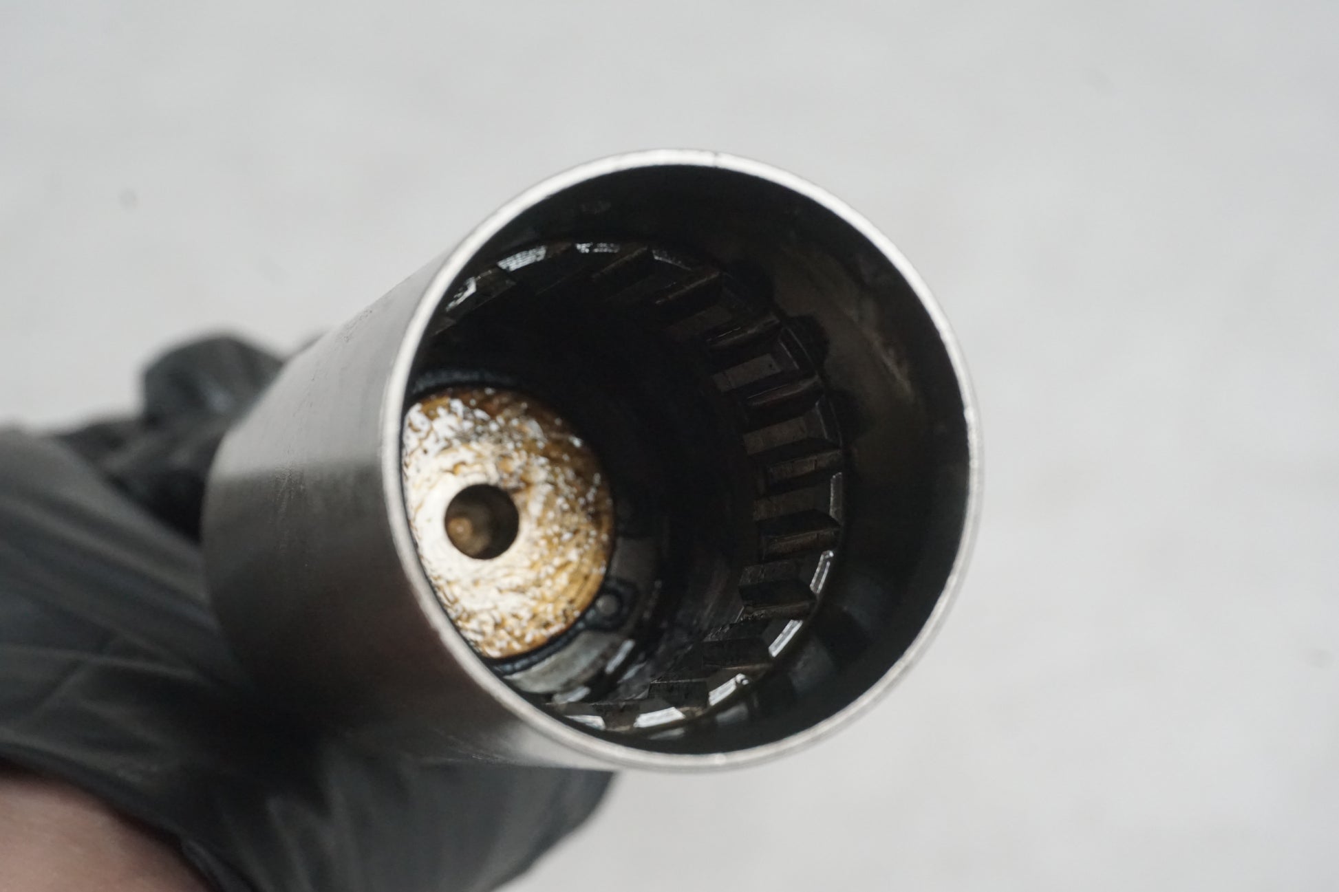 Vänster sida på Kardanaxel från en Kawasaki VN 1600 Mean Streak -2007 motorcykel.