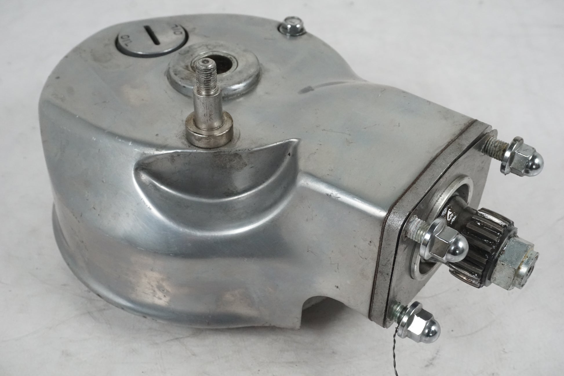 Framsidan på Slutväxel från en Kawasaki VN 1500 Mean Streak -2002 motorcykel.