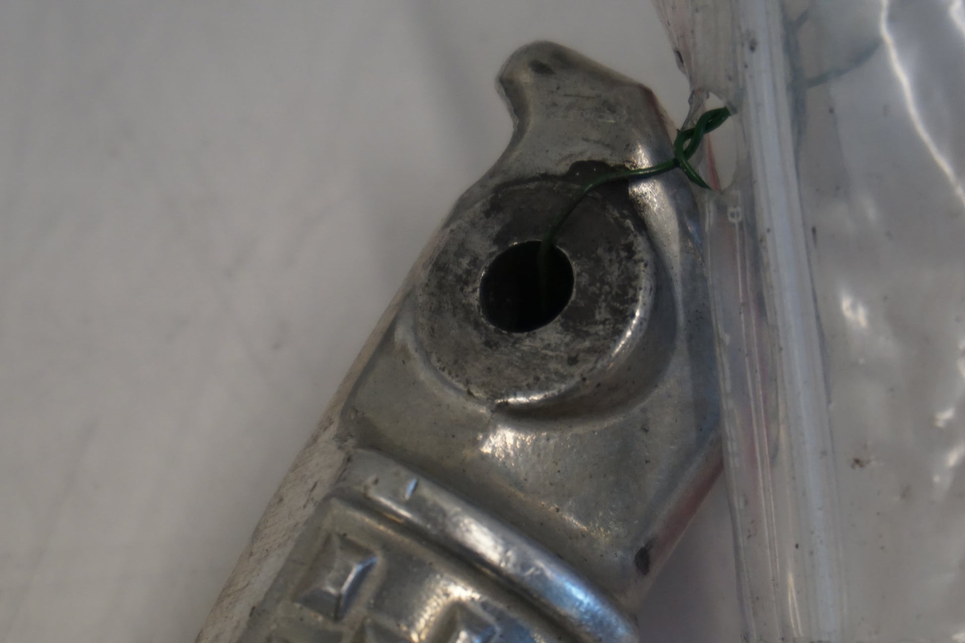 Snett uppifrån på Fotpinne från en Honda CBR 600 RR -2007 motorcykel.