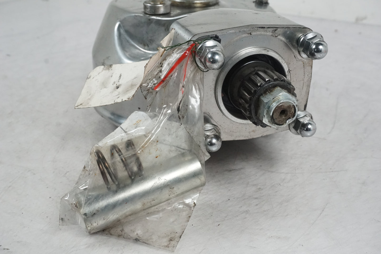 Baksidan på Slutväxel från en Kawasaki VN 1500 Mean Streak -2003 motorcykel.