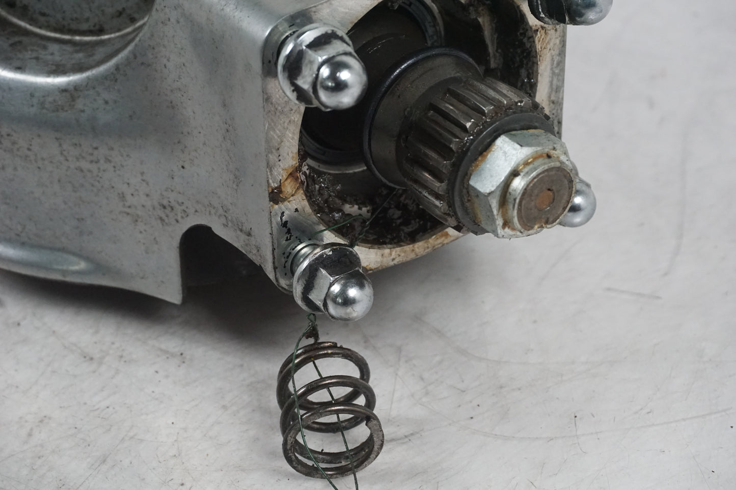 Baksidan på Slutväxel från en Kawasaki VN 1500 -1997 motorcykel.