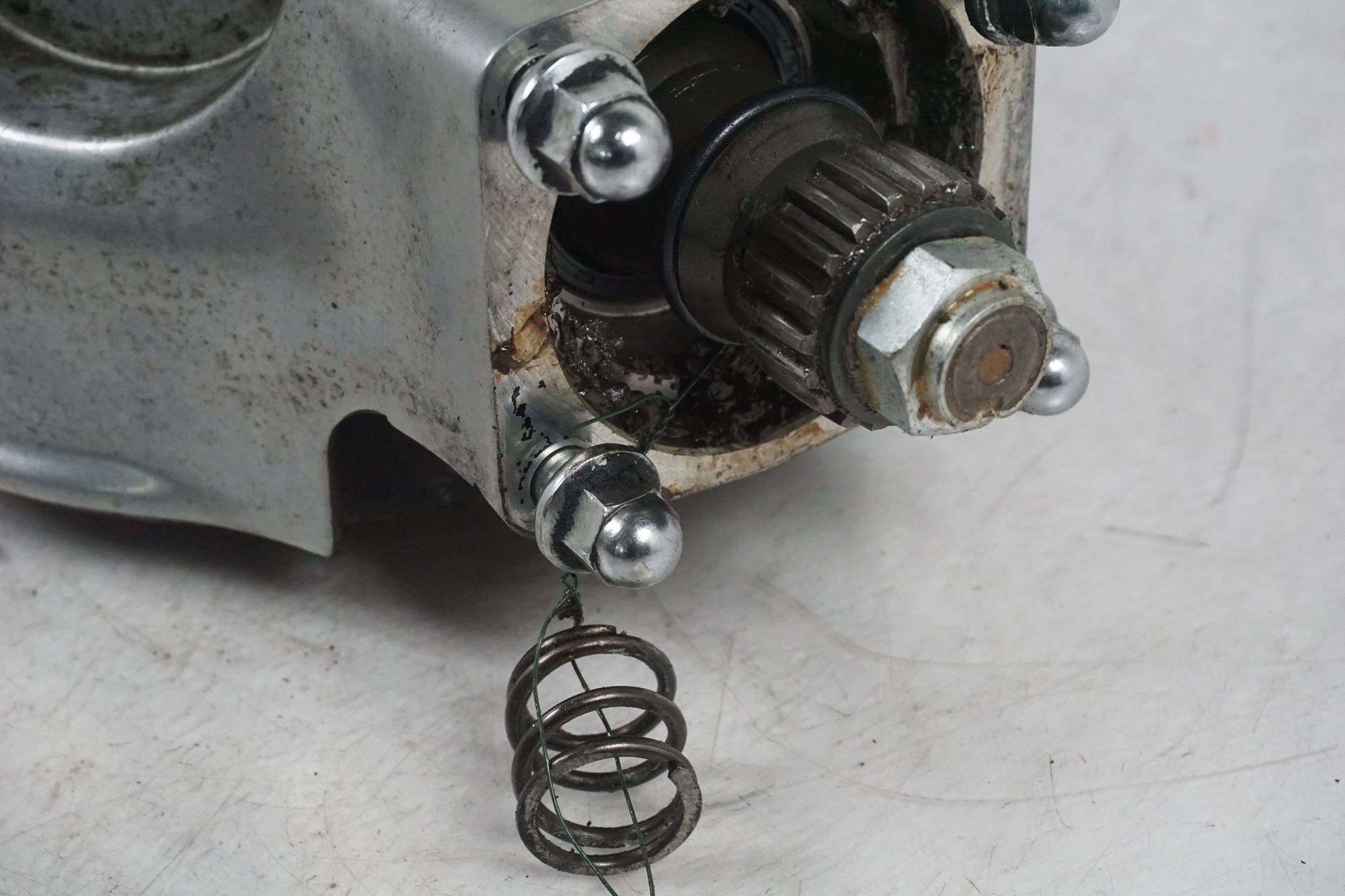 Baksidan på Slutväxel från en Kawasaki VN 1500 -1997 motorcykel.