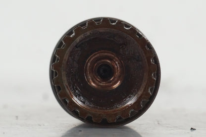 Snett uppifrån på Kardanaxel från en Honda GL 1500 -1998 motorcykel.