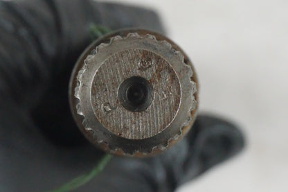 Snett uppifrån på Kardanaxel från en Honda VT 750 -2008 motorcykel.