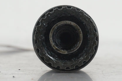 Snett uppifrån på Kardanaxel från en Honda VT 1100 C -1997 motorcykel.