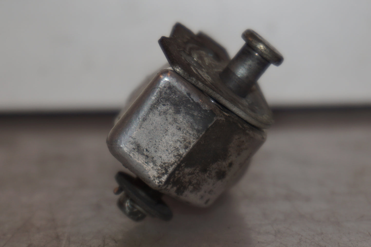 Snett uppifrån på Fotpinne från en Honda CBR 1100 XX -2001 motorcykel.