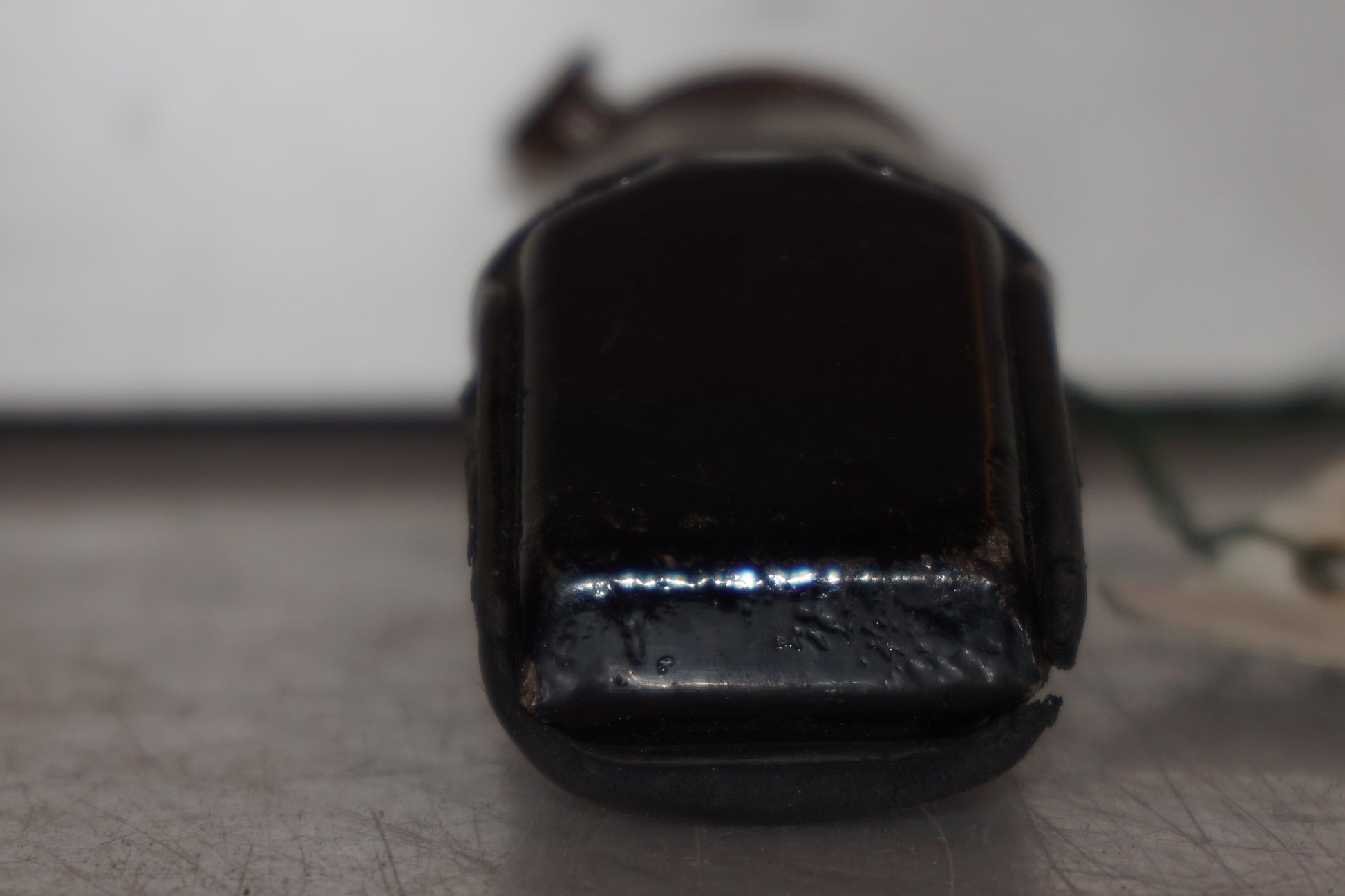 Snett uppifrån på Fotpinne från en Honda CBR 1000 F -1987 motorcykel.