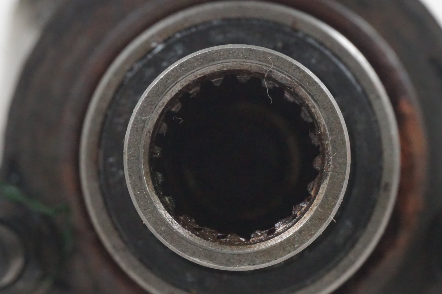 Vänster sida på Slutväxel från en Suzuki GS 1000 -1983 motorcykel.