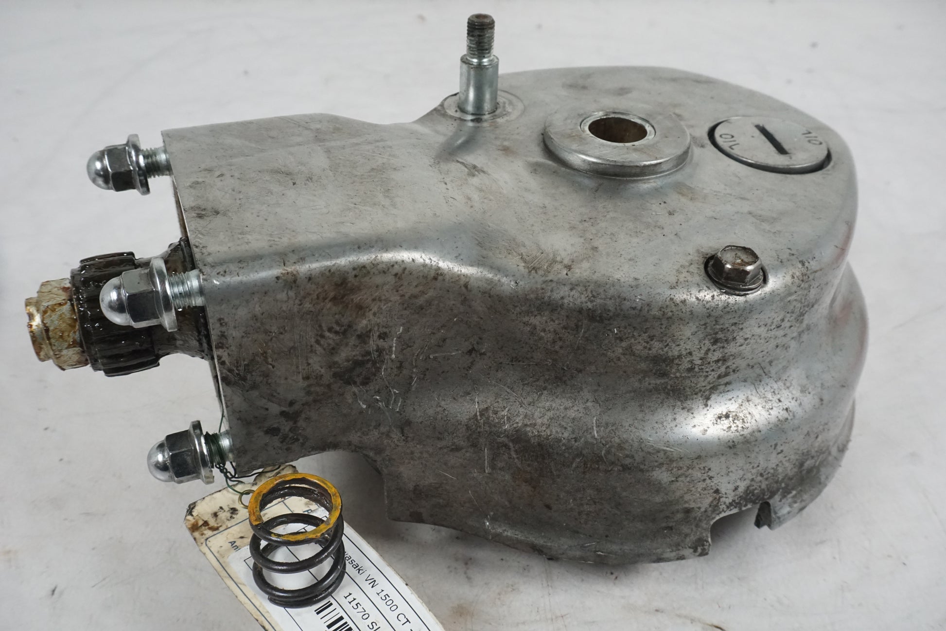 Framsidan på Slutväxel från en Kawasaki VN 1500 Classic Tourer -2000 motorcykel.