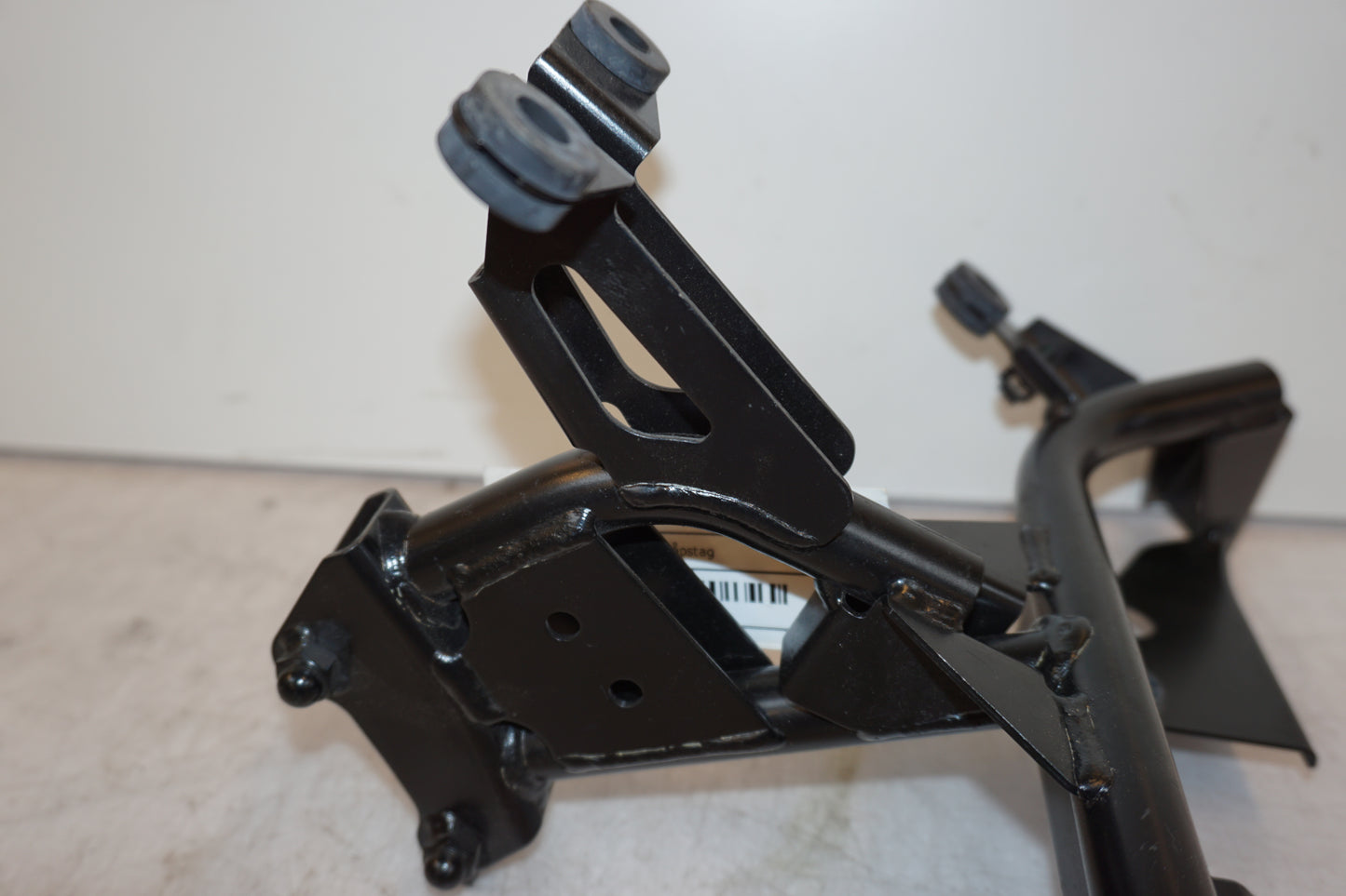 Snett uppifrån på Toppkåpstag från en Yamaha FZ-8 -2011 motorcykel.